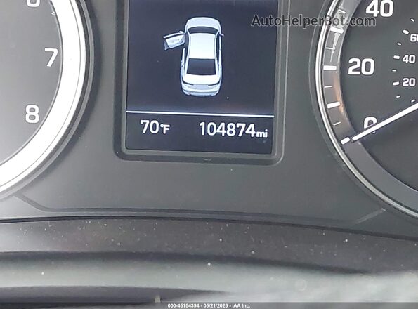 5NPE24AF5KH800129 2019 HYUNDAI SONATA Gray 