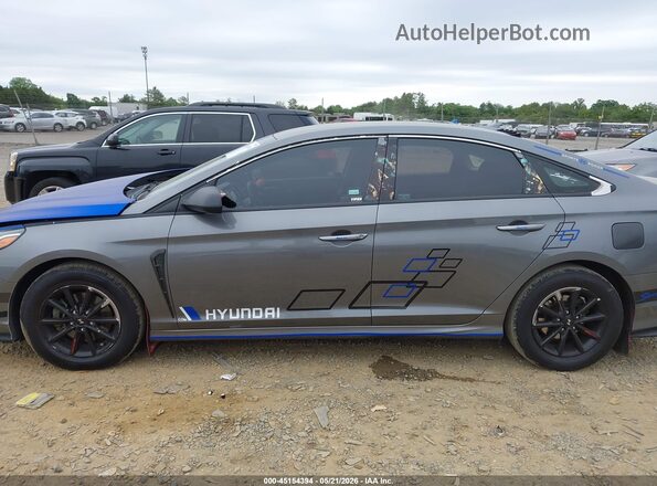 5NPE24AF5KH800129 2019 HYUNDAI SONATA Gray 