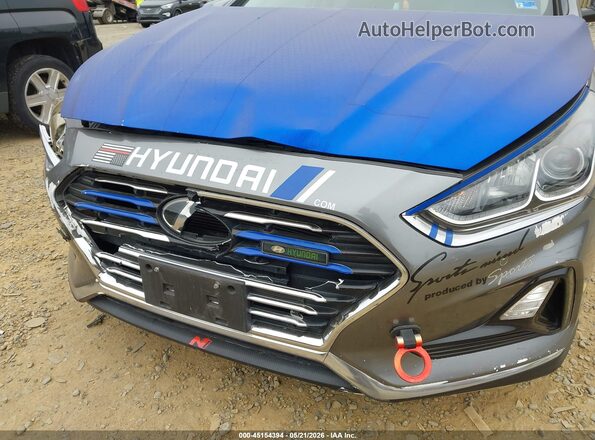 5NPE24AF5KH800129 2019 HYUNDAI SONATA Gray 