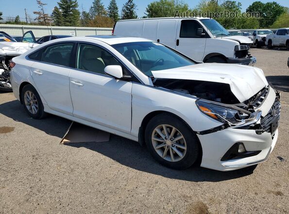5NPE24AF5KH809543 2019 HYUNDAI SONATA White 