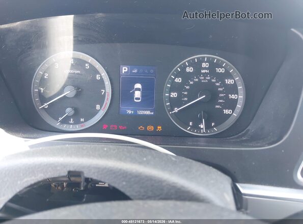 5NPE24AF6GH302254 2016 HYUNDAI SONATA Black Հետևի նստատեղերի տեսք