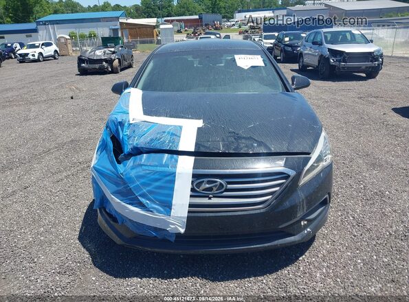 5NPE24AF6GH302254 2016 HYUNDAI SONATA Black Սարքավորումների վահանակի տեսք