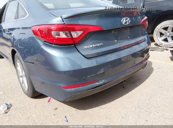 5NPE24AF6GH359733 2016 HYUNDAI SONATA Blue Դիմացի տեսք