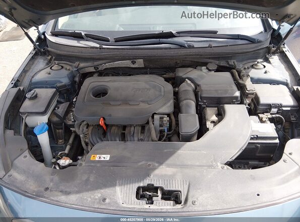 5NPE24AF6GH359733 2016 HYUNDAI SONATA Blue Հետևի տեսք