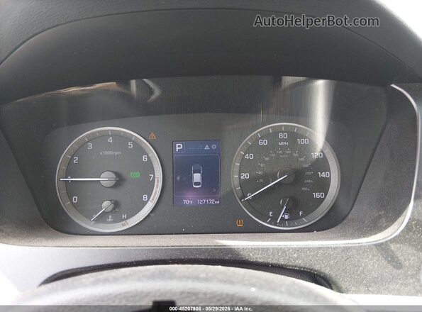 5NPE24AF6GH359733 2016 HYUNDAI SONATA Blue Հետևի նստատեղերի տեսք