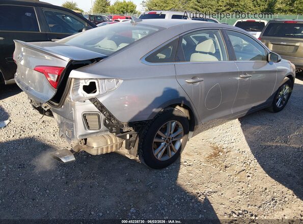 5NPE24AF6HH496804 2017 HYUNDAI SONATA Gray Trasero derecho