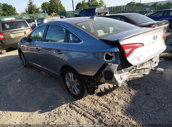 5NPE24AF6HH496804 2017 HYUNDAI SONATA Gray Trasero izquierdo