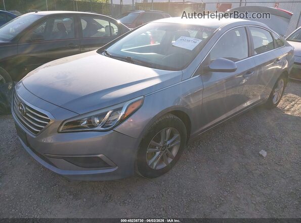 5NPE24AF6HH496804 2017 HYUNDAI SONATA Gray Vista tres cuartos delantera izquierda