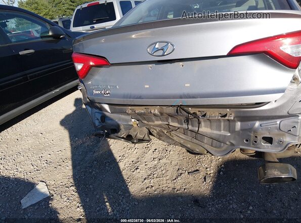 5NPE24AF6HH496804 2017 HYUNDAI SONATA Gray Vista frontal