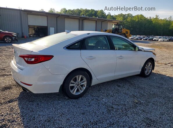 5NPE24AF6HH522544 2017 HYUNDAI SONATA Белый Задняя правая четверть