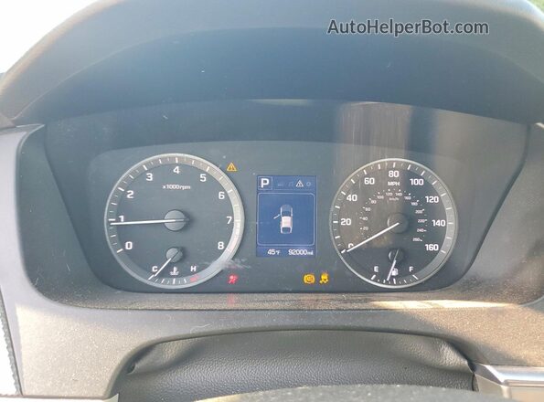 5NPE24AF6HH522544 2017 HYUNDAI SONATA Белый Вид щитка приборов