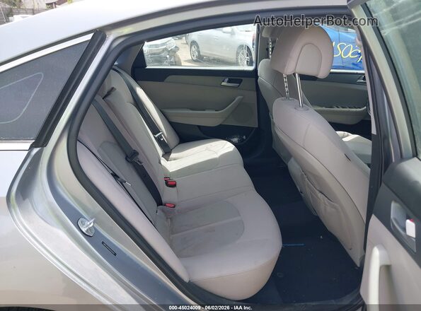 5NPE24AF6HH524424 2017 HYUNDAI SONATA Gray Widok naklejki z numerem VIN