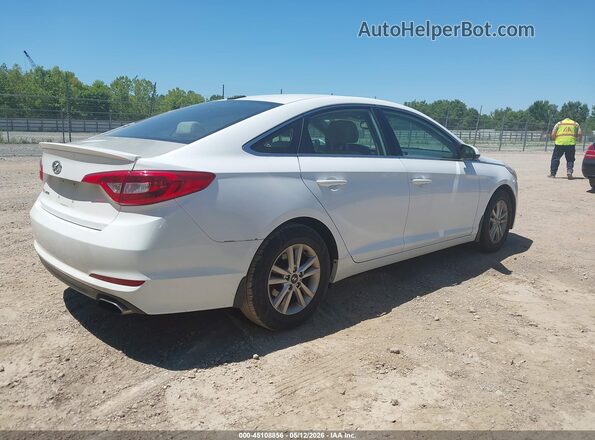 5NPE24AF6HH557519 2017 HYUNDAI SONATA Белый Задняя правая четверть