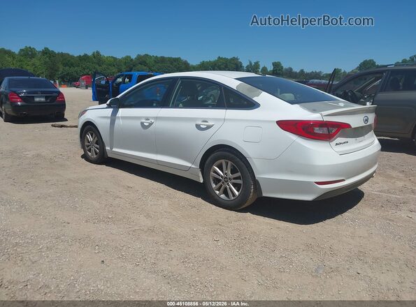 5NPE24AF6HH557519 2017 HYUNDAI SONATA Белый Задняя левая четверть