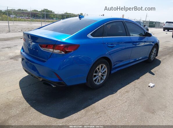 5NPE24AF6JH614226 2018 HYUNDAI SONATA Blue Հետևի աջ