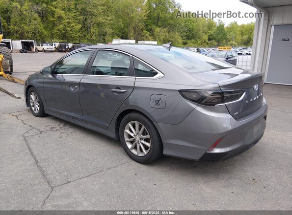 5NPE24AF6JH666598 2018 HYUNDAI SONATA Gray Rear left