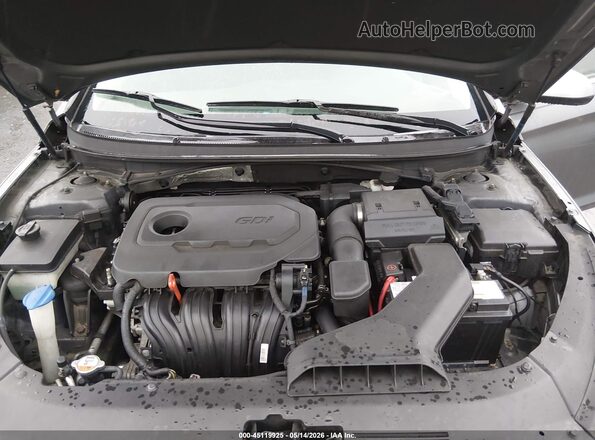 5NPE24AF6JH666598 2018 HYUNDAI SONATA Gray Rear view