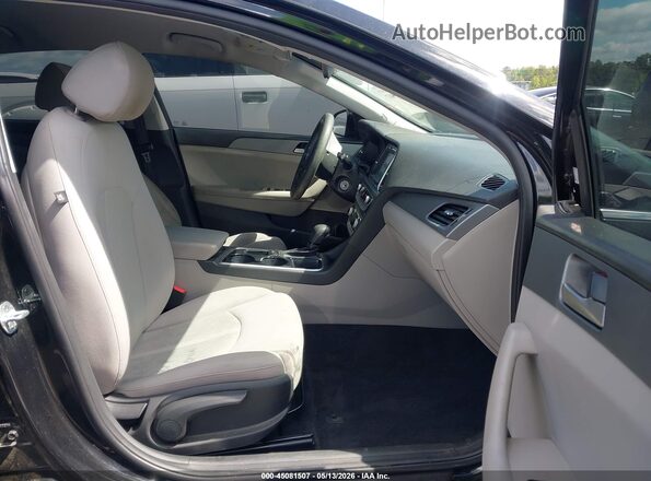 5NPE24AF6JH708641 2018 HYUNDAI SONATA Black Vista interior delantera