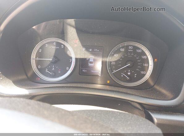 5NPE24AF6KH746338 2019 HYUNDAI SONATA Black უკანა სავარძლების ხედი