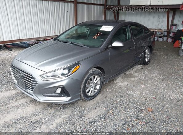 5NPE24AF6KH750762 2019 HYUNDAI SONATA Серый Передняя левая четверть
