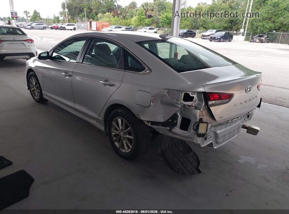 5NPE24AF6KH787777 2019 HYUNDAI SONATA Silver 