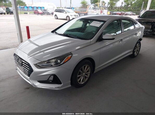 5NPE24AF6KH787777 2019 HYUNDAI SONATA Silver 