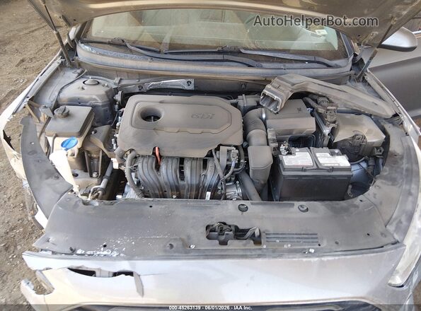 5NPE24AF6KH796124 2019 HYUNDAI SONATA Gray Вид ззаду