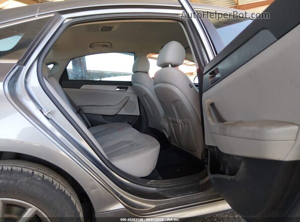 5NPE24AF6KH796124 2019 HYUNDAI SONATA Gray Вид наклейки з VIN-кодом