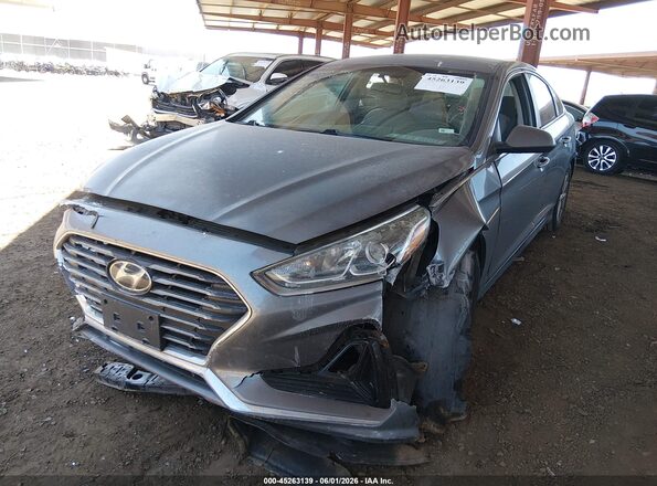 5NPE24AF6KH796124 2019 HYUNDAI SONATA Gray 
