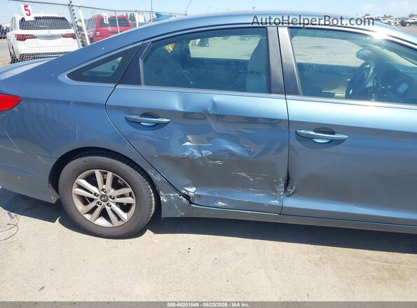 5NPE24AF7GH280619 2016 HYUNDAI SONATA Blue Front view