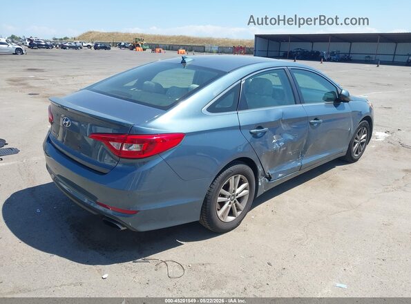 5NPE24AF7GH280619 2016 HYUNDAI SONATA Blue Rear right