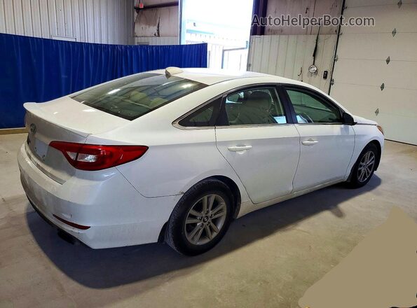 5NPE24AF7GH323565 2016 HYUNDAI SONATA White Trasero derecho
