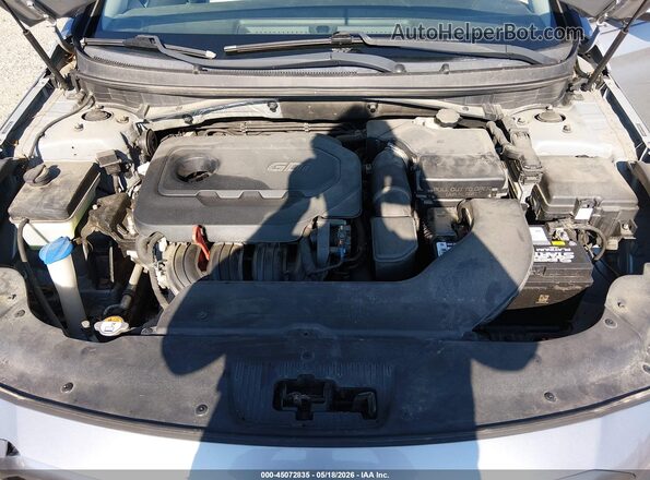 5NPE24AF7GH350233 2016 HYUNDAI SONATA Silver Widok z tyłu