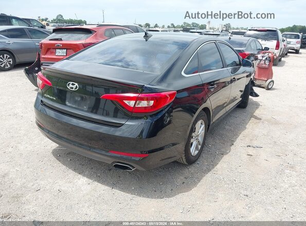 5NPE24AF7GH359434 2016 HYUNDAI SONATA Черный Задняя правая четверть