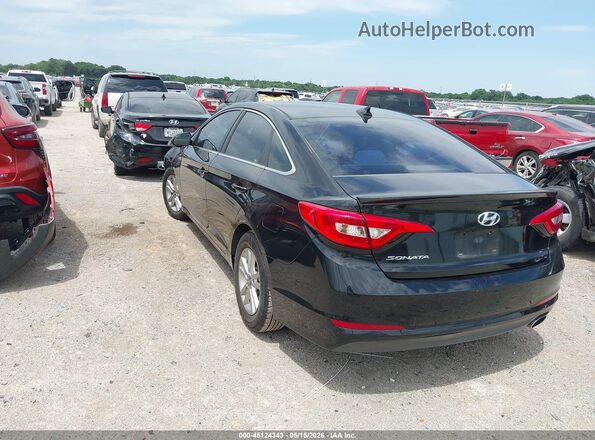 5NPE24AF7GH359434 2016 HYUNDAI SONATA Черный Задняя левая четверть