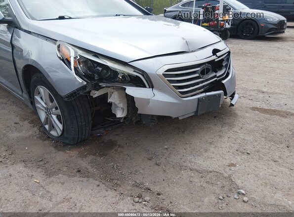 5NPE24AF7GH381045 2016 HYUNDAI SONATA Silver წინა ხედი
