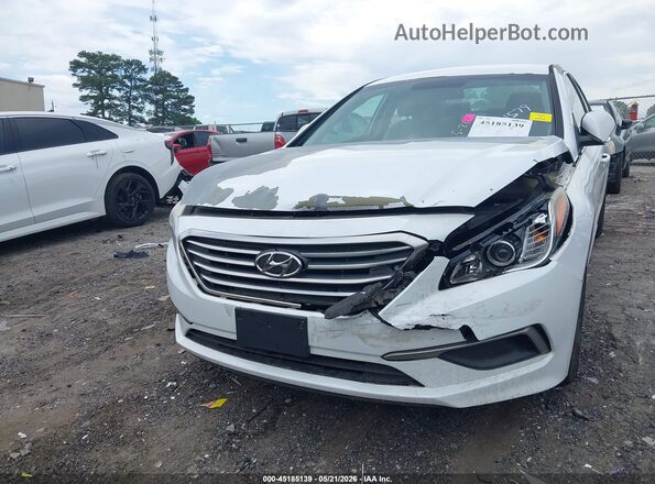 5NPE24AF7GH394829 2016 HYUNDAI SONATA White Вид щитка приладів