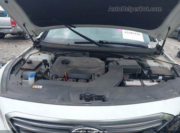 5NPE24AF7GH394829 2016 HYUNDAI SONATA White Вид ззаду