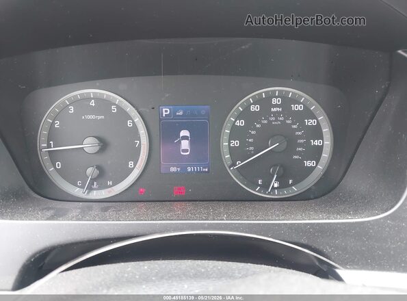 5NPE24AF7GH394829 2016 HYUNDAI SONATA White Вид задніх сидінь
