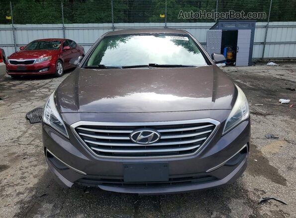 5NPE24AF7GH395348 2016 HYUNDAI SONATA Brown 