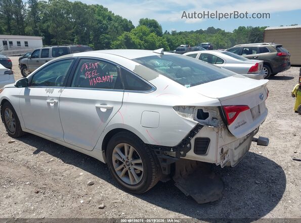 5NPE24AF7HH454156 2017 HYUNDAI SONATA White Tył lewy