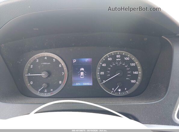 5NPE24AF7HH454156 2017 HYUNDAI SONATA White Widok tylnych siedzeń
