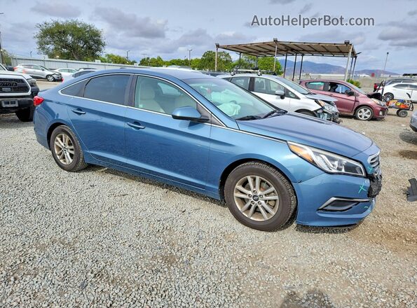 5NPE24AF7HH475833 2017 HYUNDAI SONATA Blue 