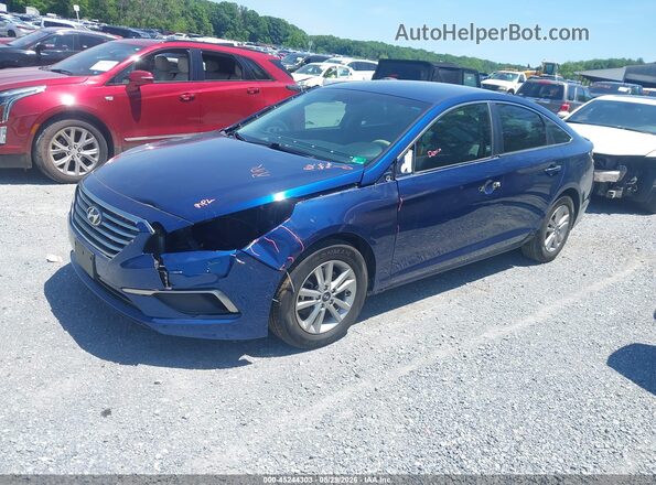 5NPE24AF7HH506319 2017 HYUNDAI SONATA Blue 