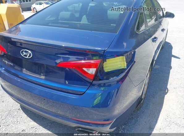 5NPE24AF7HH506319 2017 HYUNDAI SONATA Blue 