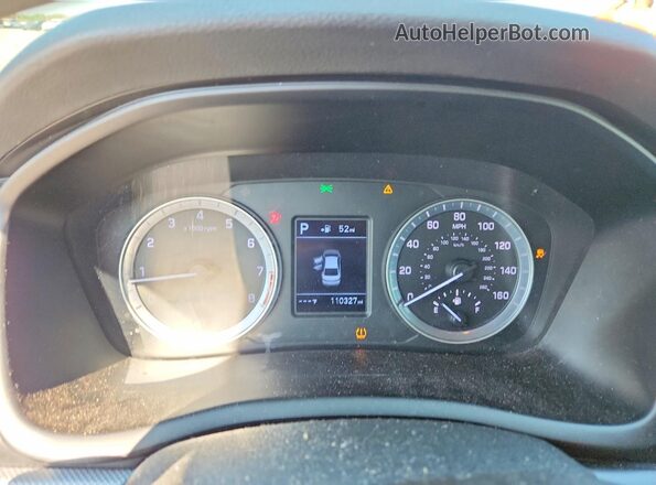 5NPE24AF7KH745084 2019 HYUNDAI SONATA White Instrument cluster view