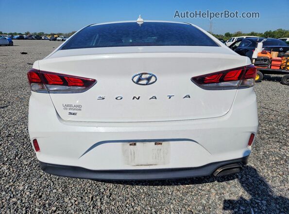 5NPE24AF7KH745084 2019 HYUNDAI SONATA White Rear view