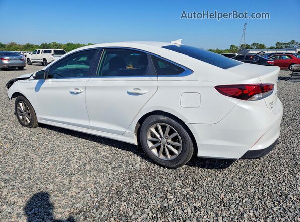 5NPE24AF7KH745084 2019 HYUNDAI SONATA White Rear left
