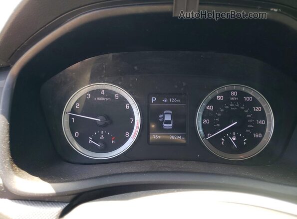 5NPE24AF7KH767103 2019 HYUNDAI SONATA Gray 