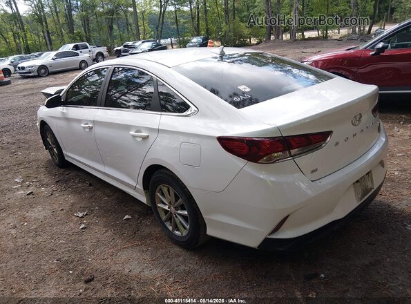 5NPE24AF7KH782345 2019 HYUNDAI SONATA Белый Задняя левая четверть